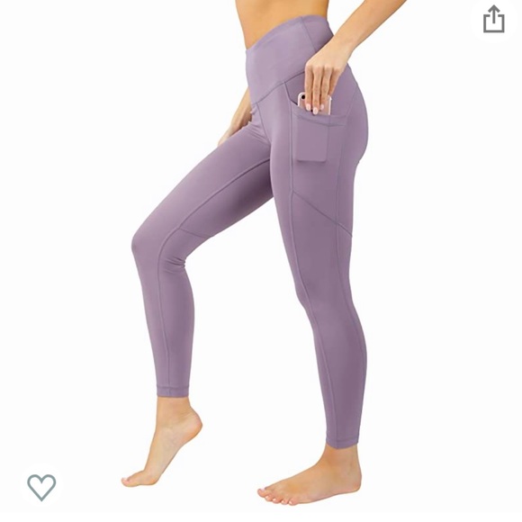 90 Degree By Reflex Pants - 90 degrees by reflex purple sage yoga pants leggings with pockets medium